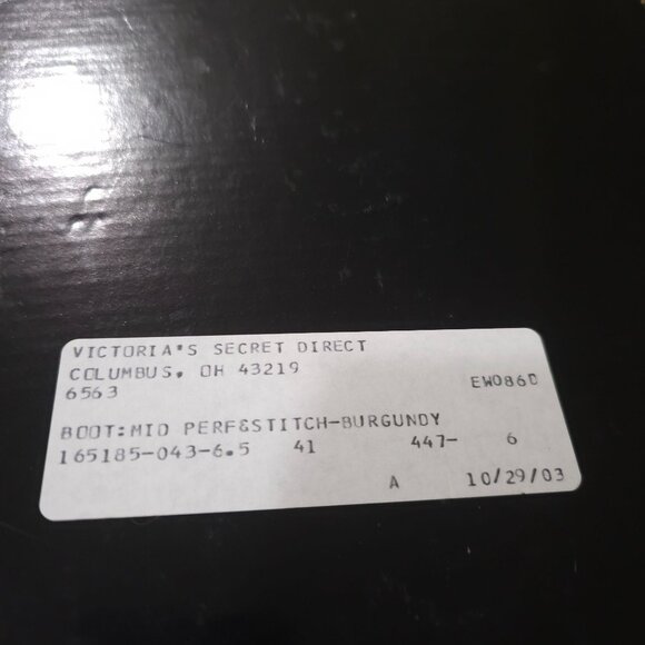 Colin Stuart Mid-Calf Embroidered Leather Boots Womens 6.5 Dark Red Burgundy - Picture 12 of 12